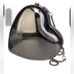 STAUD Metallic Heart-Shaped Clutch STAUD - Metal Hear-shaped Clutch